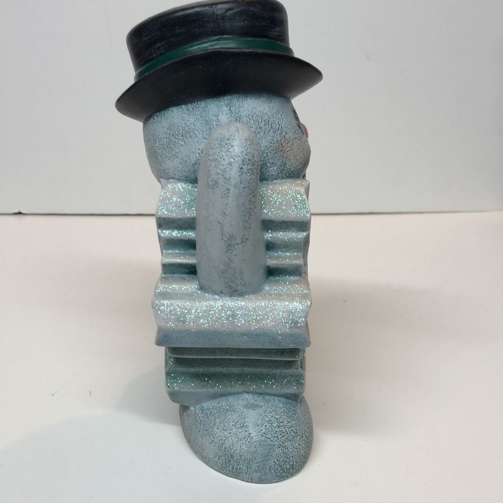 Hand painted Ceramic Snowflake Snowman - Picture 4 of 8